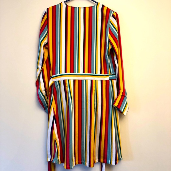 ONLY Multicolour Wrap Dress, Good Condition, Size XS (EU 34) - Picture 4 of 11